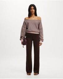 Cotton On - Relaxed Off Shoulder Sweatshirt