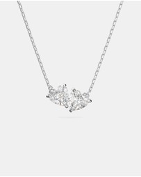 Swarovski - Mesmera Necklace, Heart, White, Rhodium-Plated