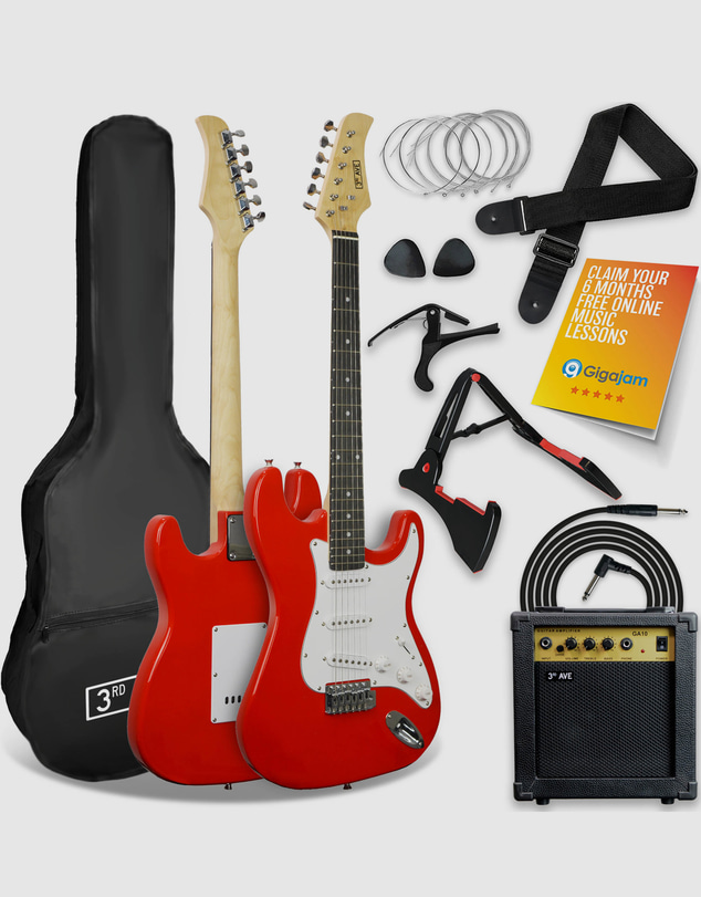 iWorld - 3rd Avenue Electric Guitar Pack - Red