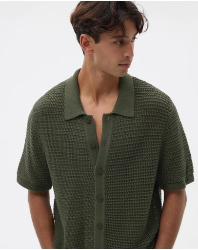 AERE - Organic Cotton Knitted Shirt