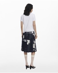 Desigual - Newspaper heart T-shirt