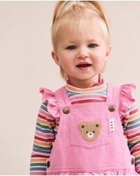 Huxbaby - Classic Frill Cord Overalls - Babies-Kids