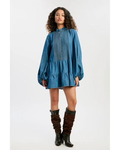 Bardot - Antonia Chambray Mini Dress