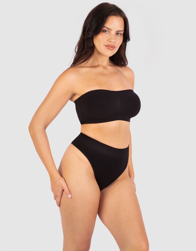 B Free Intimate Apparel - Cotton-Rich Padded Strapless Bra (A-B-C) Cup
