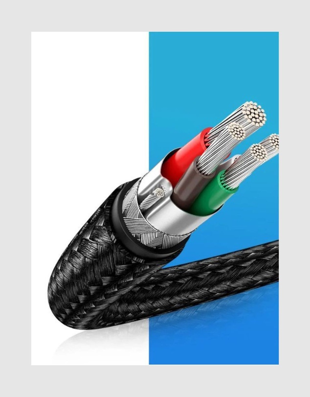 Ugreen - UGREEN USB-C 2.0 Male to USB-C 2.0 Male Cable 1m 60W Fast Charging 480 Mbps Data Transfer Braided