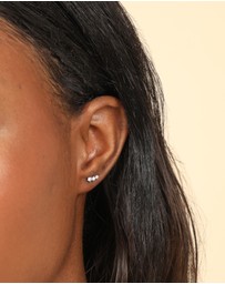 Astrid & Miyu - Glimmer Crystal Climber Stud Earrings