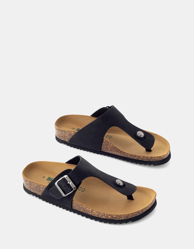 BioNatura - Devina Leather Thong Sandals