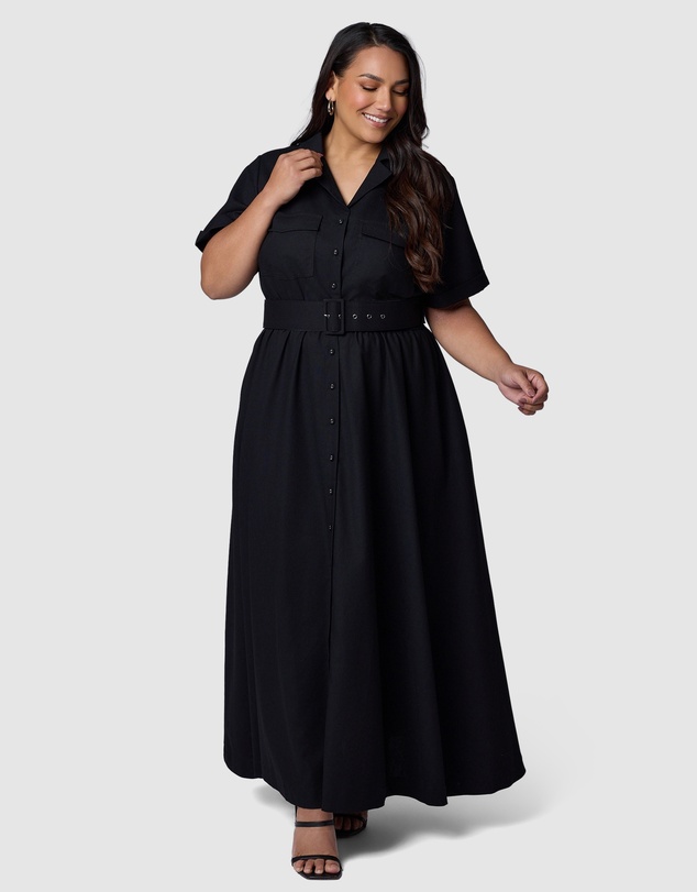 Something 4 Olivia - Gabrielle Linen Maxi Dress