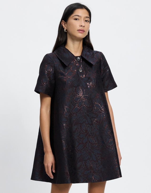 & Other Stories - A-Line Jacquard Mini Dress