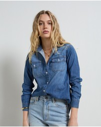 DRICOPER DENIM - Valiant Blue Denim Shirt