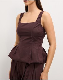 The Fated - Camille Square Neck Top