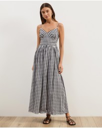 Atmos&Here - Sammy Linen Blend Midi Dress