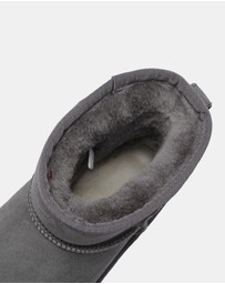 EVERAU - Australian Shepherd Ugg Mini Classic Sheepskin Upper UGG Boots