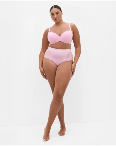 City Chic - Signature T-Shirt Bra - Cherry Blossom