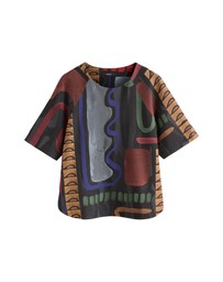 NEXT - Short Sleeve Crepe Boxy T-Shirt