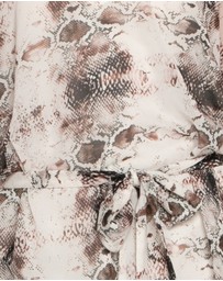 Belle & Bloom - Heart On Fire Snake Print Kaftan