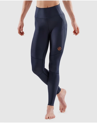 SKINS - SKINS Compression Women's Series-5 Activewear Long Tights Skyscraper Navy