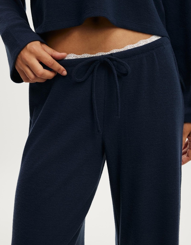 Cotton On Body - Super Soft Waffle Wide Leg Pant