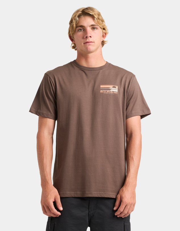 Quiksilver - Mens Stacked Horizon T-Shirt