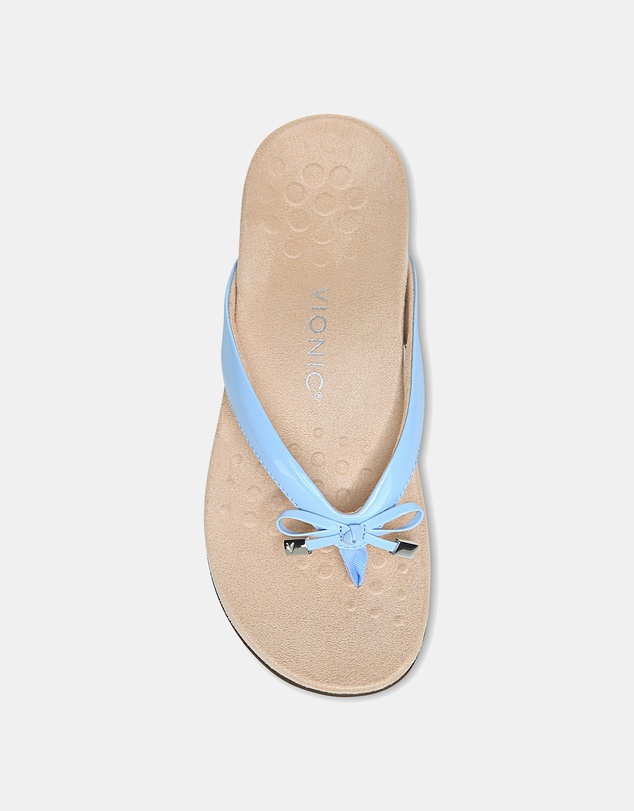 Vionic - Bella Toe Post Sandal - Blue Bell