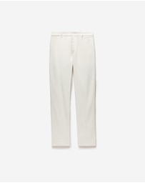 Calibre - Washed Stretch Linen Pant Ivory