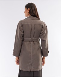 Amelius - Elvie Linen Trench Jacket
