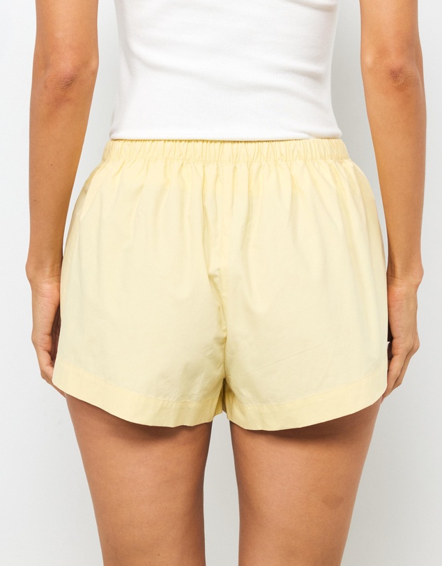 AERE - Lara Poplin Mini Shorts