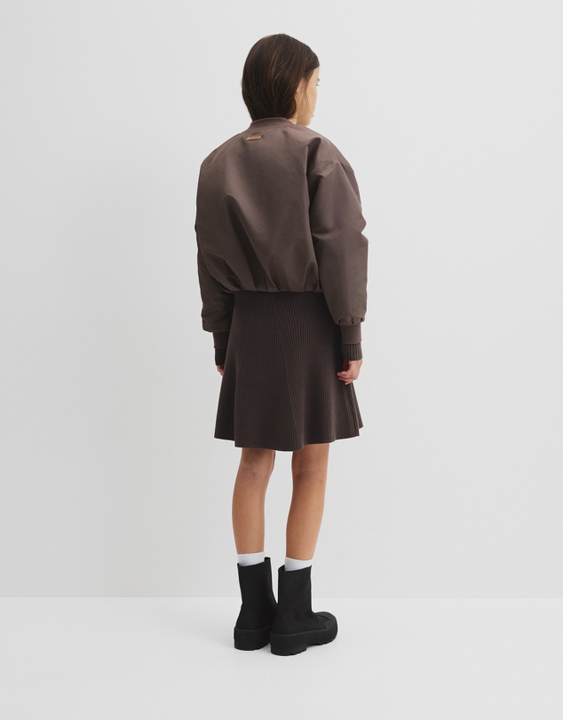 Country Road - Teen Gathered Bomber Jacket