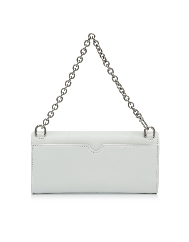 Off-White - Pre-Loved Jitney Quote Wallet on Chain