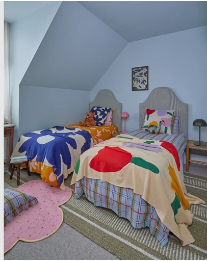 Mosey Me - Forget Me Not Knitted Throw