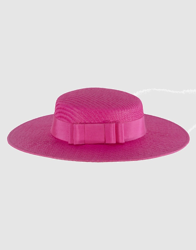 Max Alexander - Fuchsia Boater Hat