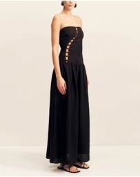 Shona Joy - Effie Strapless Cut Out Maxi Dress