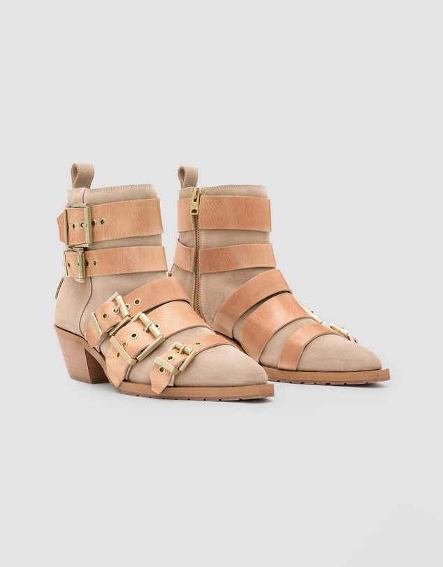 AllSaints - Jane Multi Buckle Boots - Women's