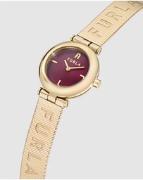 Furla - Piuma Gold-Tone 25mm Bracelet Watch