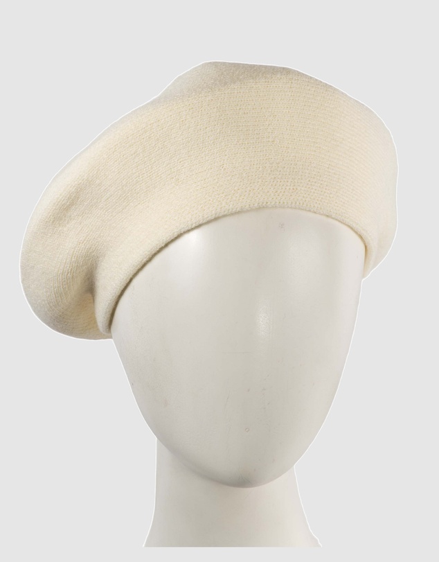 Max Alexander - European Made Cream Soft Wool Beret