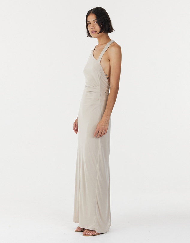 Third Form - Stirling Twist Asymmetric Maxi Dress