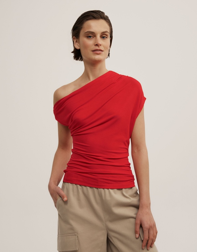 Witchery - Asymmetric Jersey Top