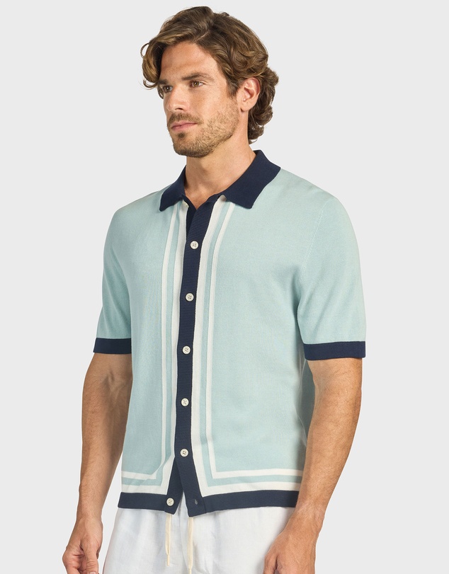 Academy Brand - Charlie Stripe Knit SS Shirt