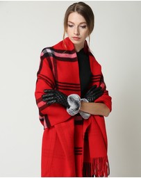 Ozwear Connection Uggs - Ugg 100% Australian Merino Wool Reversible Wrap Red