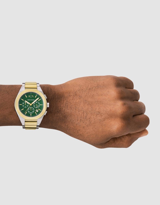 Armani Exchange - Two Tone Chronograph Watch
