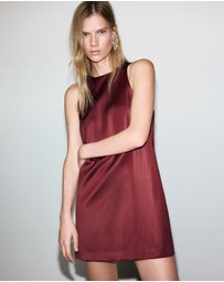 M.N.G - Satin Tie Dress
