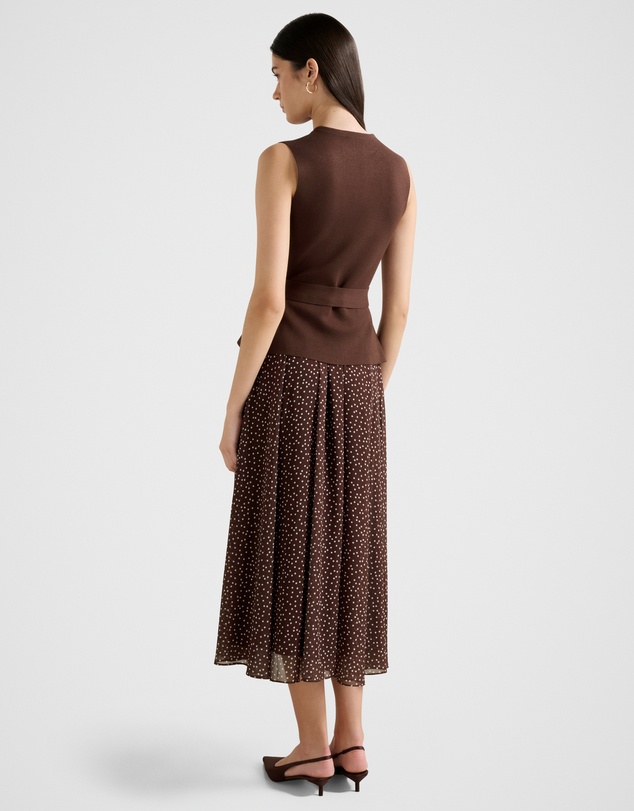 Forever New - Catherine Woven Mix Knitted Dress