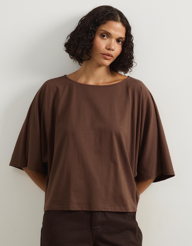 Atmos&Here - Wide Sleeve Boxy T-Shirt