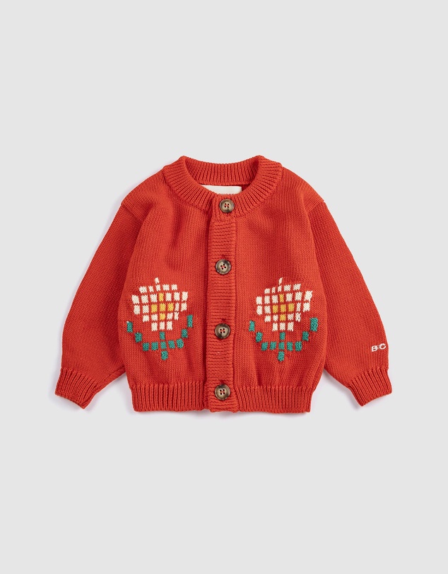 Bobo Choses - Pixel Daisy Cardigan - Babies