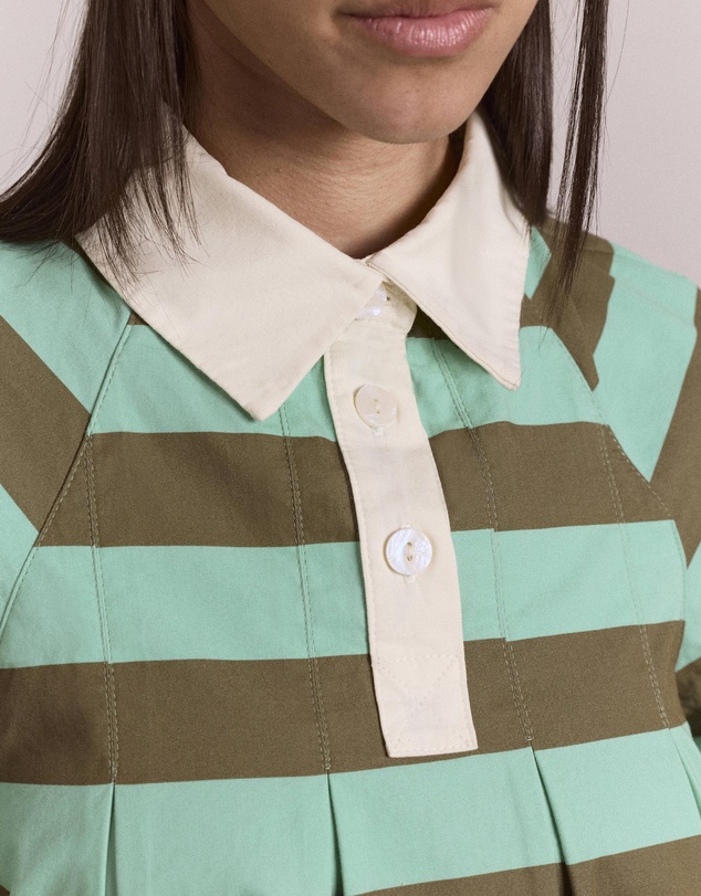 Damson Madder - Maggie Mini Polo Dress