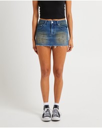 Insight - Niche Denim Mini Skirt