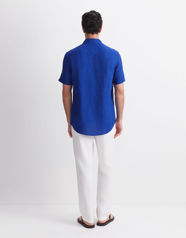 Sportscraft - Short Sleeve Delave Linen Shirt