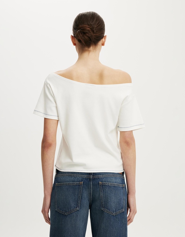 Cotton On - Lcn Off Shoulder Graphic Tee