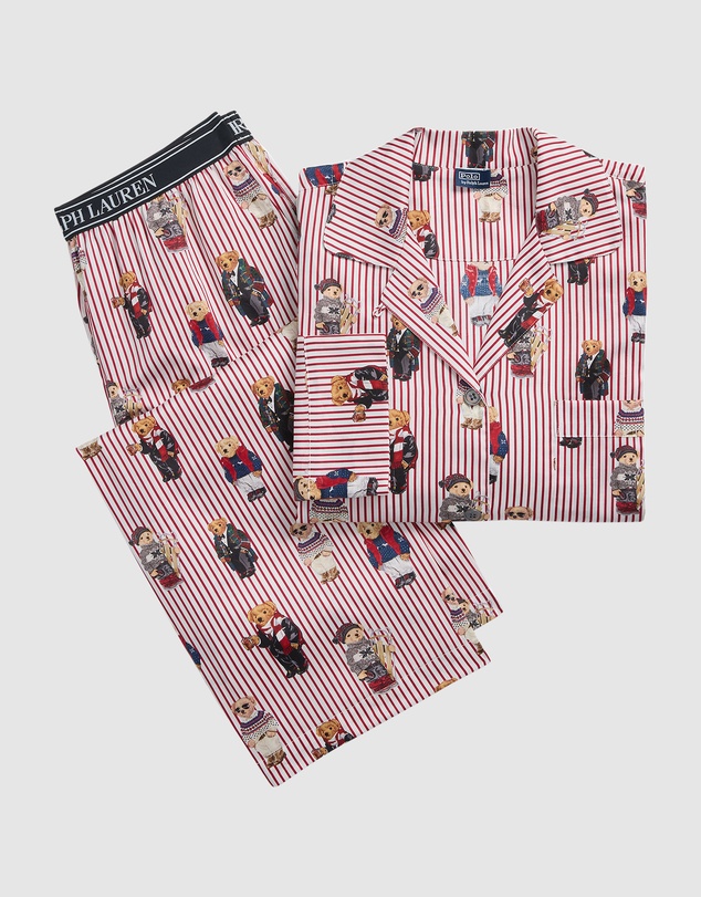 Polo Ralph Lauren - Madison Cotton Long Sleeve Button Down Pyjama Set