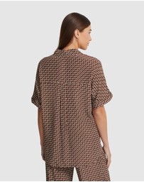 Oxford - Jasmine Zigzag Short Sleeve Shirt